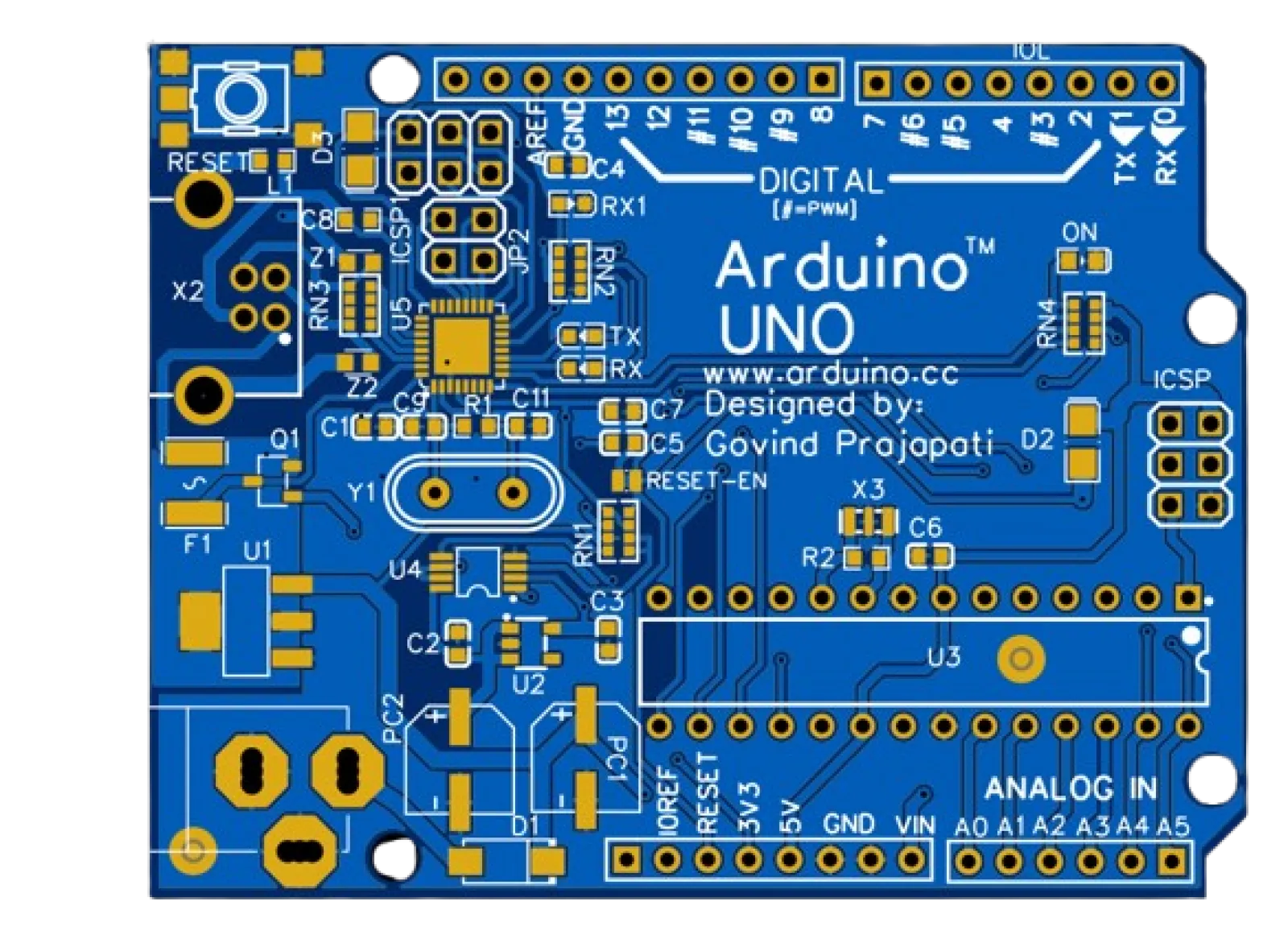 PCB Gerber preview being analyzed