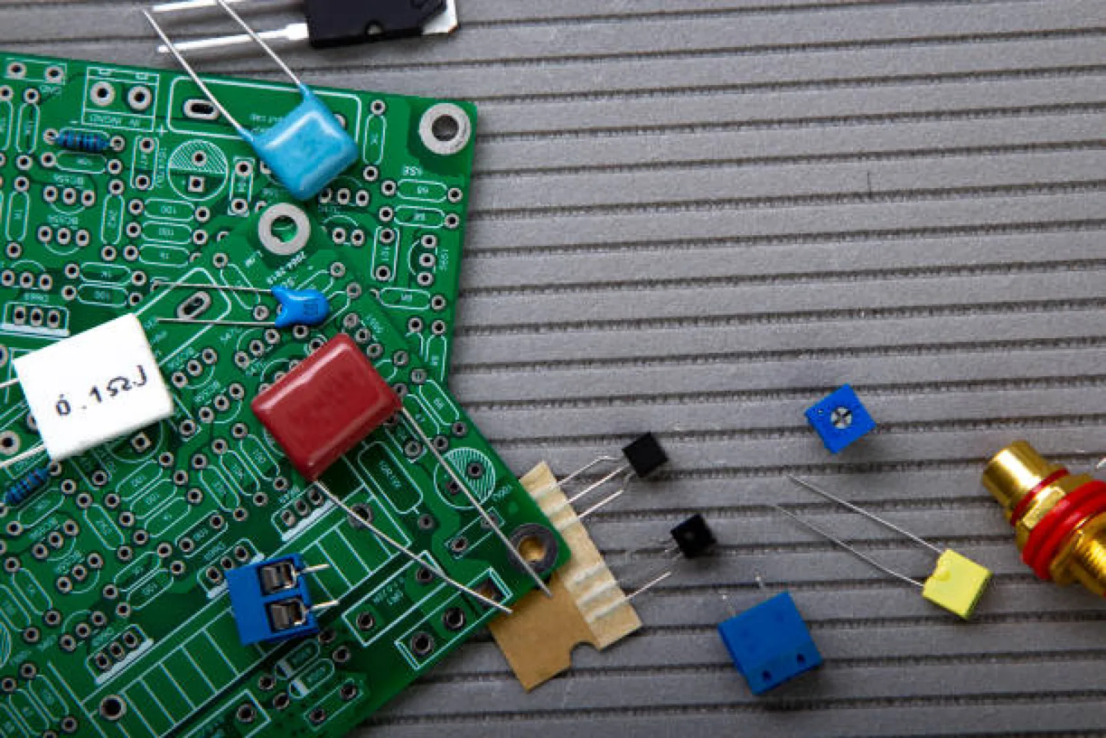 Custom-shaped PCB fabricated to non-standard specifications for a specialized application
