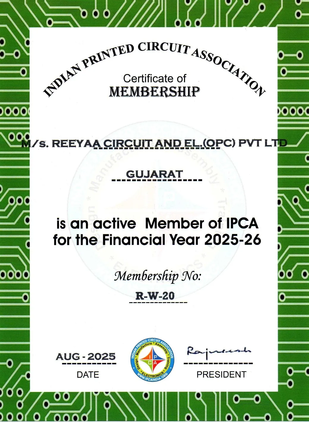 IPCA-MEMBERSHIP-CERTIFICATE
